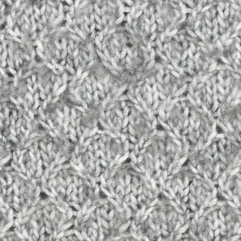 Talbots Honeycomb Gray Wool Blend Sweater. Size Medium. - Picture 5 of 8